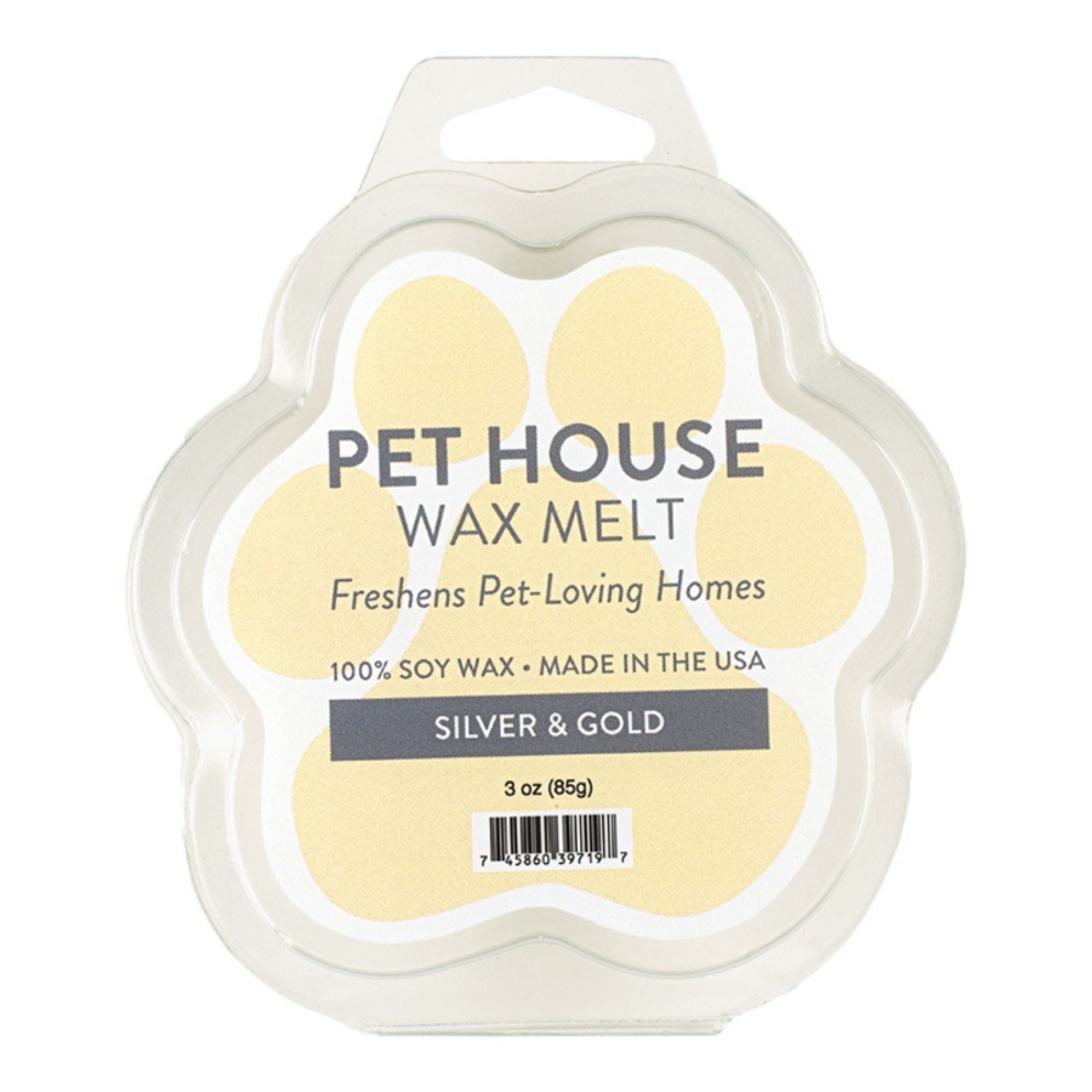 Pet House Silver & Gold Wax Melt (Case of 12)