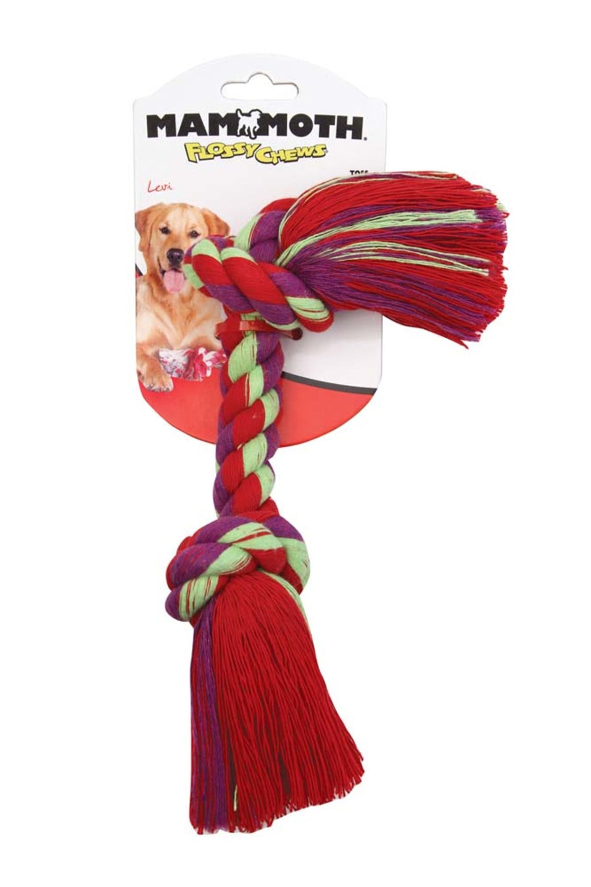 Mammoth Cotton Blend Color Rope Bone Medium 12in
