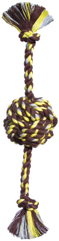 Mammoth Pet Products JUMBO Color Monkey Fist Ball w/Rope ends 20in