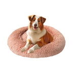Ethical Pet Sleep Zone Luxe Round Faux Fur 39? Dusty Rose