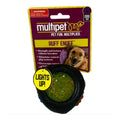 Multipet Ruff Enuff TPR Dental Diamond Ball w/LED Light Dog Toy Multi-Color 1ea/3 in