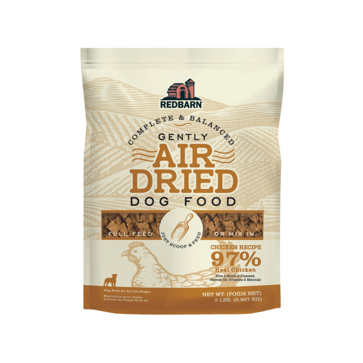Redbarn Pet Products Air-Dried Dog Food Chicken, 1ea/2 lb