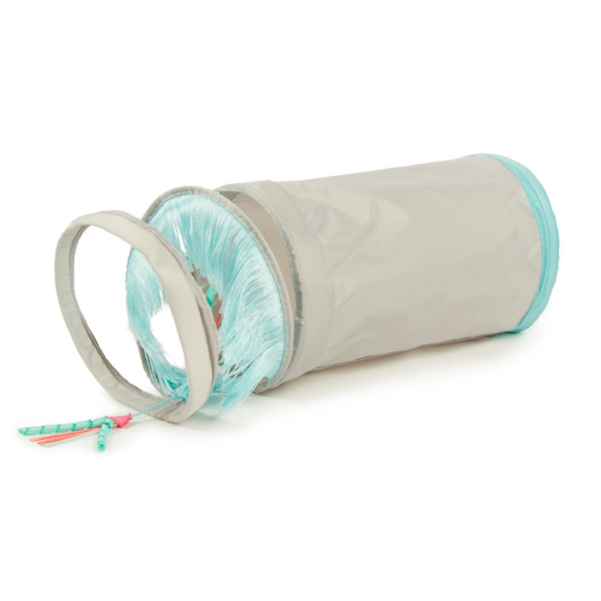 SmartyKat Fringe Frenzy Cat Activity Tunnel 20 in
