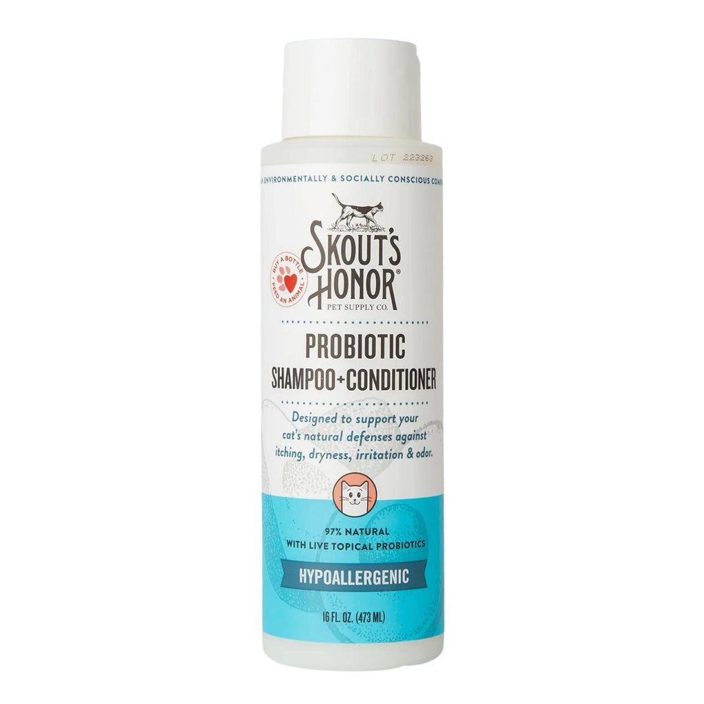 Skout's Honor Cat Shampoo & Conditioner Unscented 16oz.