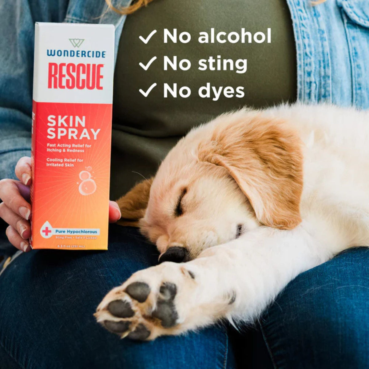 Wondercide Dog & Cat Rescue Skin Spray 8.5oz.