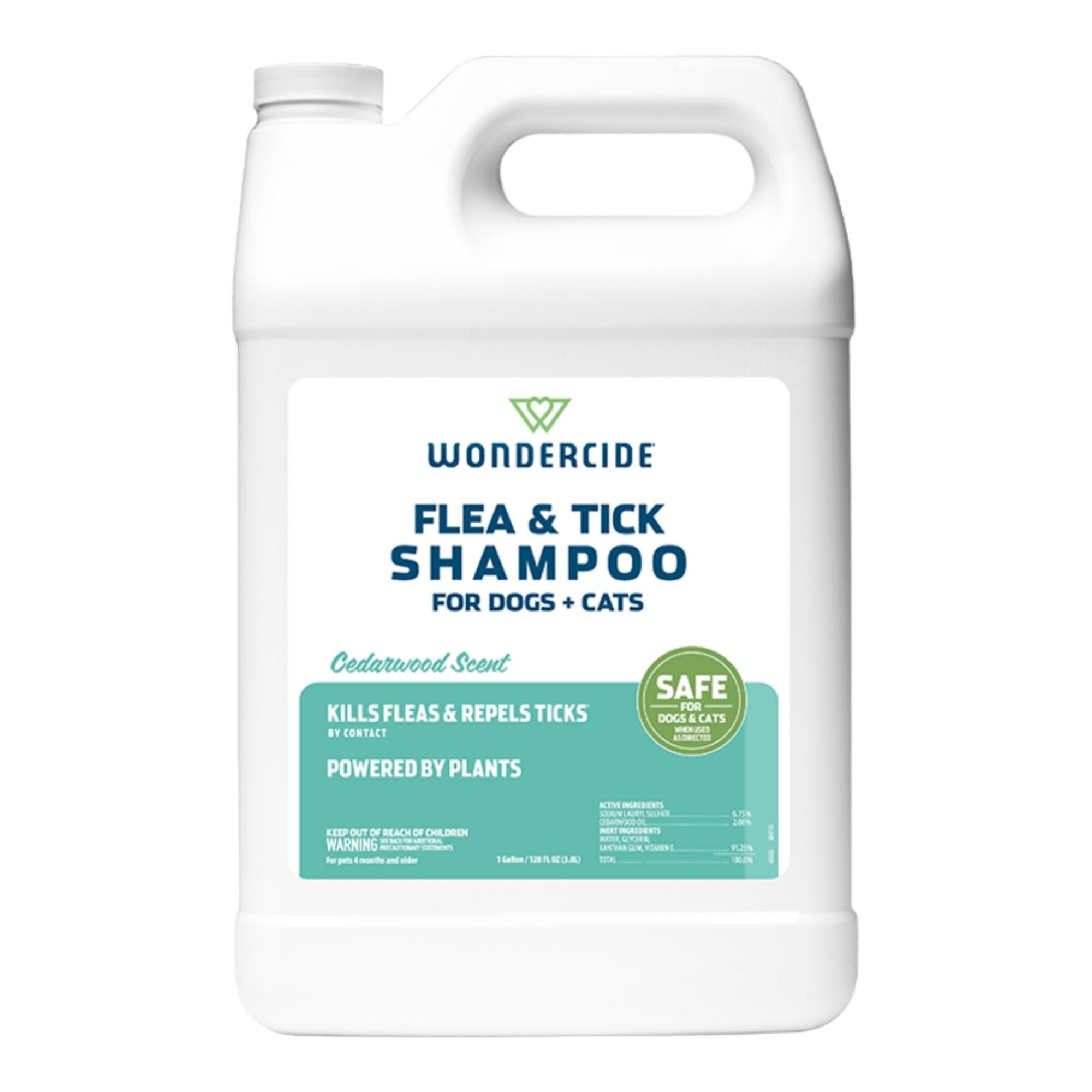 Wondercide Dog & Cat Flea & Tick Cedarwood Shampoo with Natural Essential Oils 1 Gallon
