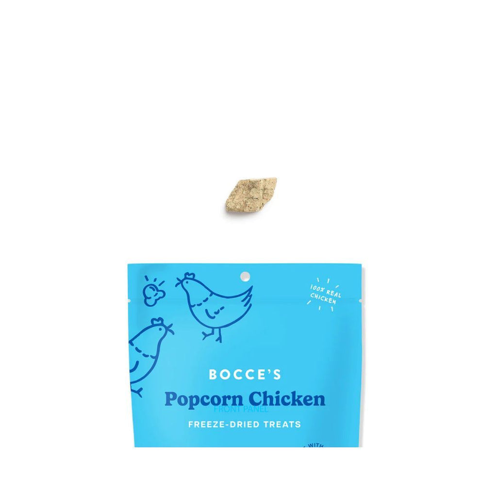 Bocce's Bakery Freeze-Dried Popcorn Chicken Dog Treats, 3 oz