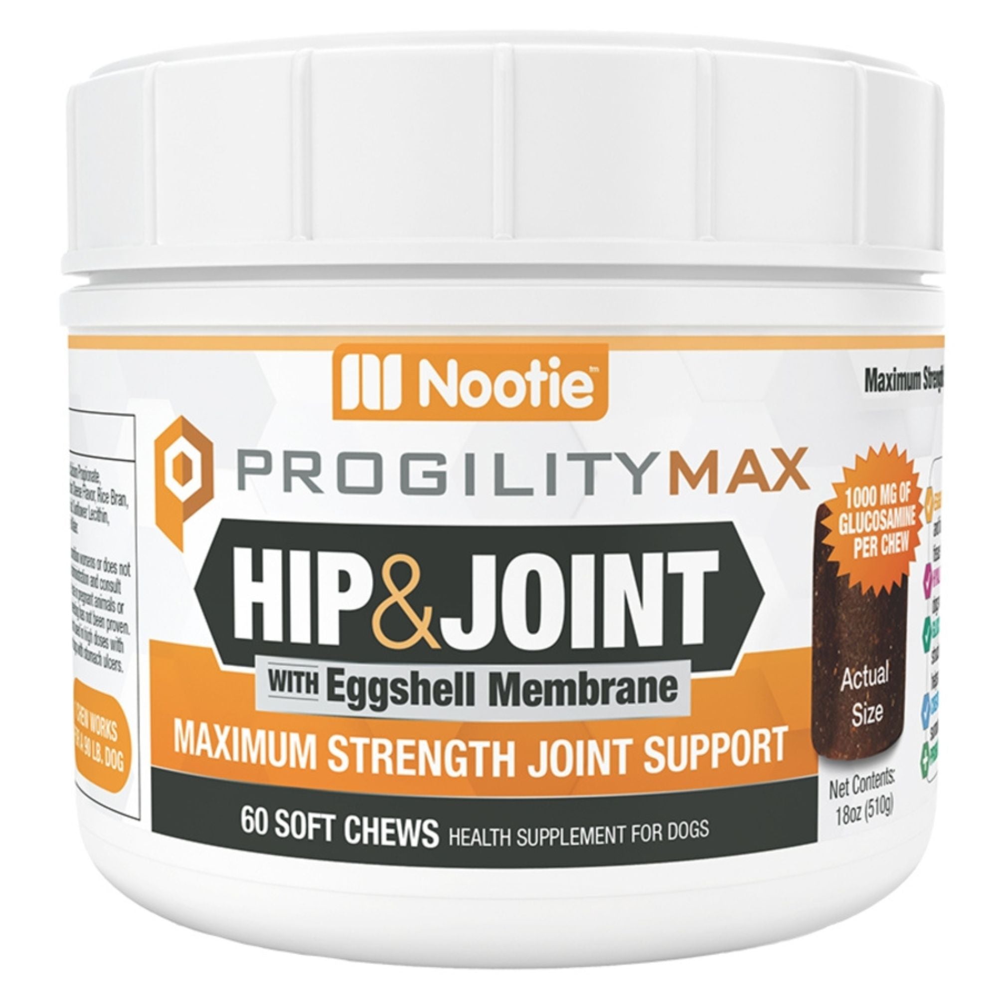 Nootie Dog Progility Max  Hip Joint Xlarge Chew - 60 Count