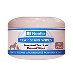 Nootie Tear Stain Wipes with Aloe for Dogs, 60 Count