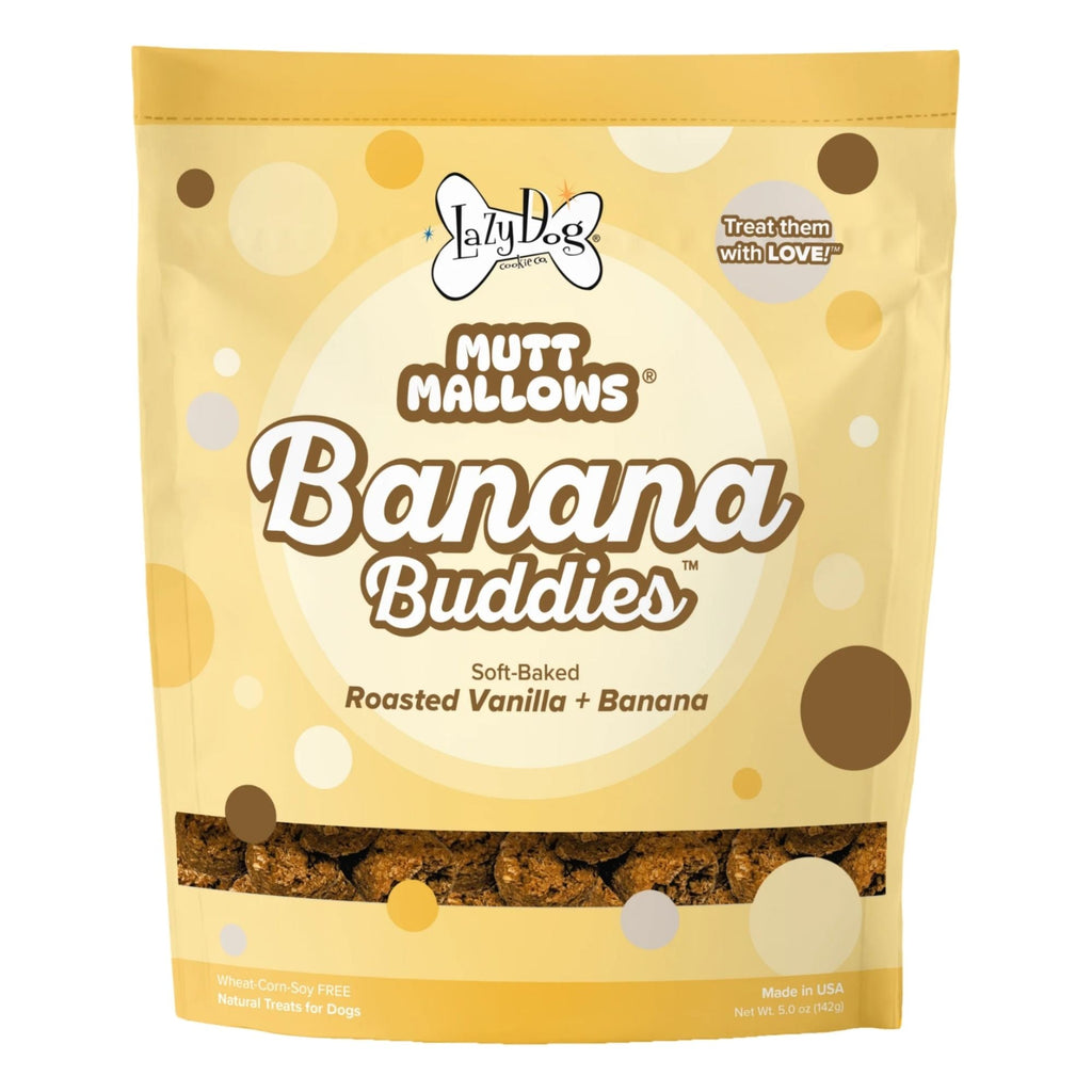 Lazy Dog Mutt Mallows Banana Buddies 5oz. (Case of 3)
