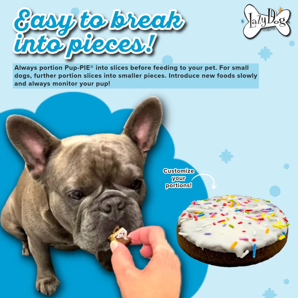 Lazy Dog Happy Birthday Pup-Pie for a Charming Boy 5oz.