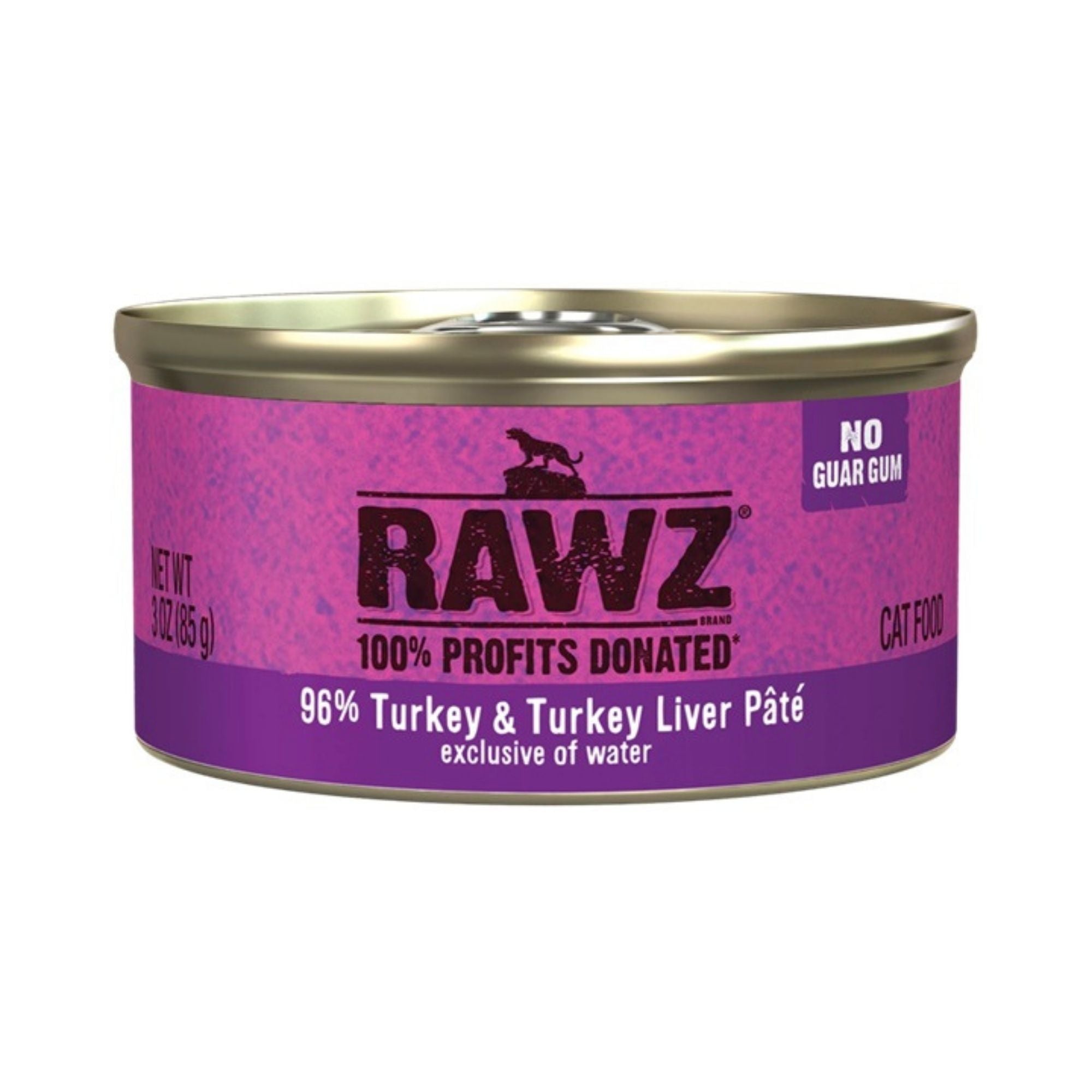 Rawz Cat 96% Turkey Turkey Liver Pate 3oz. (Case of 18)