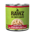 Rawz Shredded Dog Chicken Breast Duck New Zealand Green Mussels 10oz. (Case of 12)
