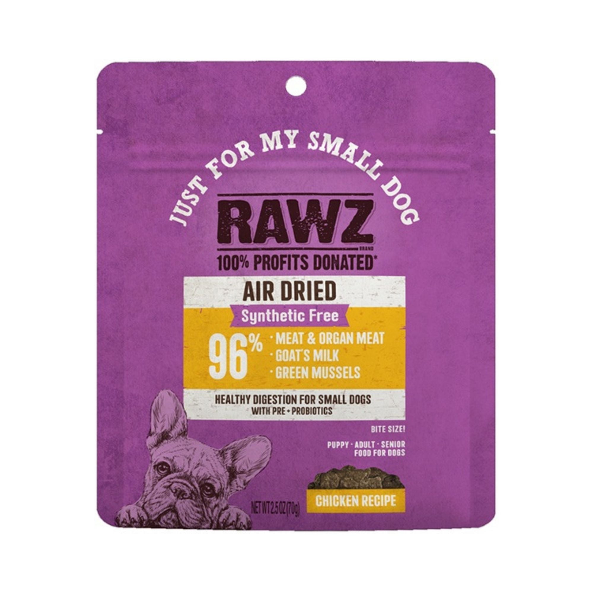 Rawz Just For My Small Dog Air Dried Chicken 2.5oz.