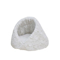 PetPals Rose Cradle Pet Bed Ivory 17.7 in