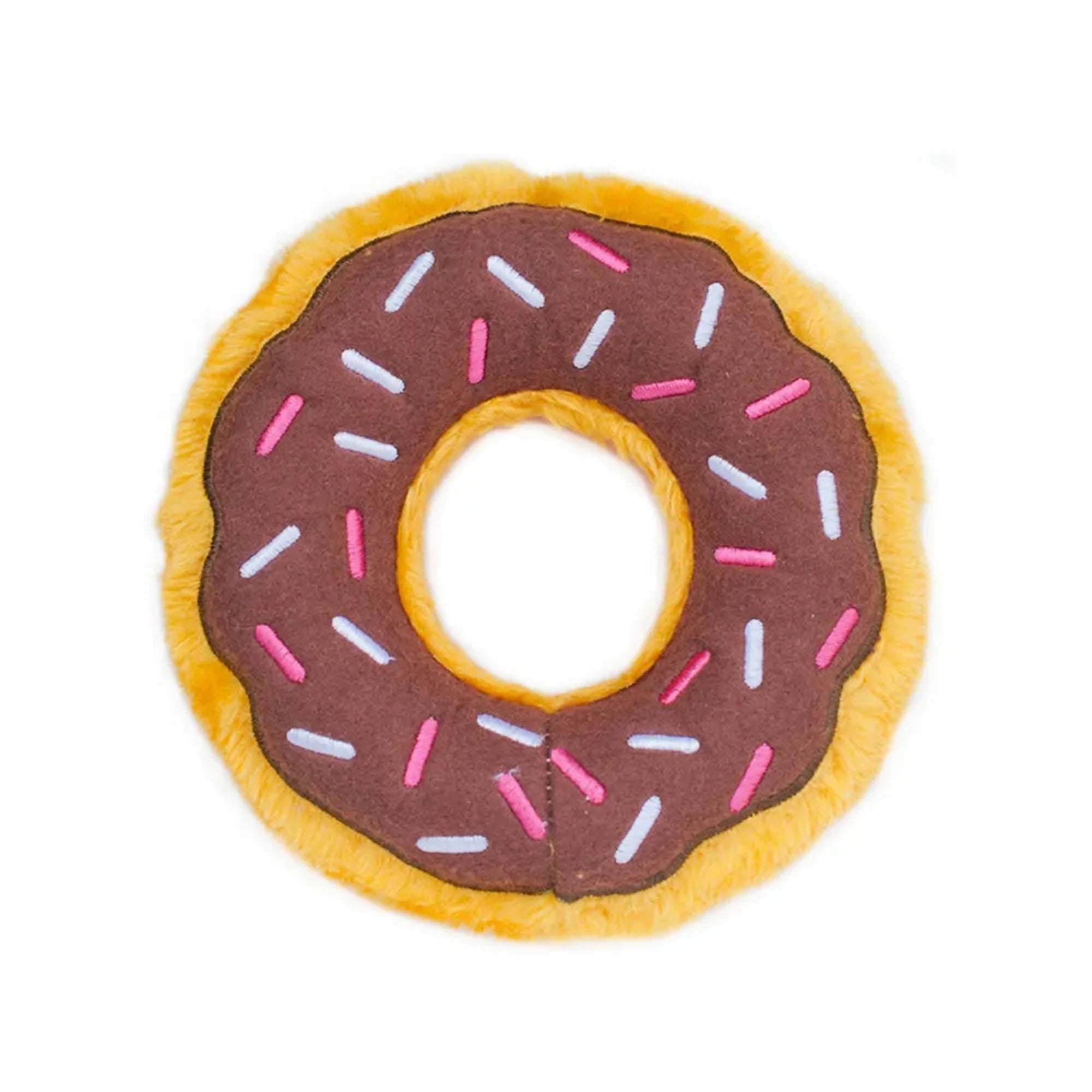 ZippyPaws Donutz Dog Toy Chocolate, 1ea/MD