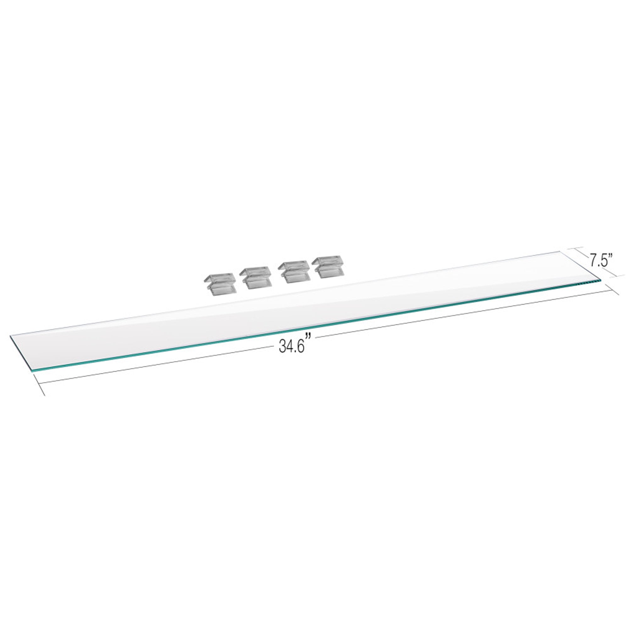 Aquatop Glass Lid  Clips for the HCA12G Tank 1ea/12 gal
