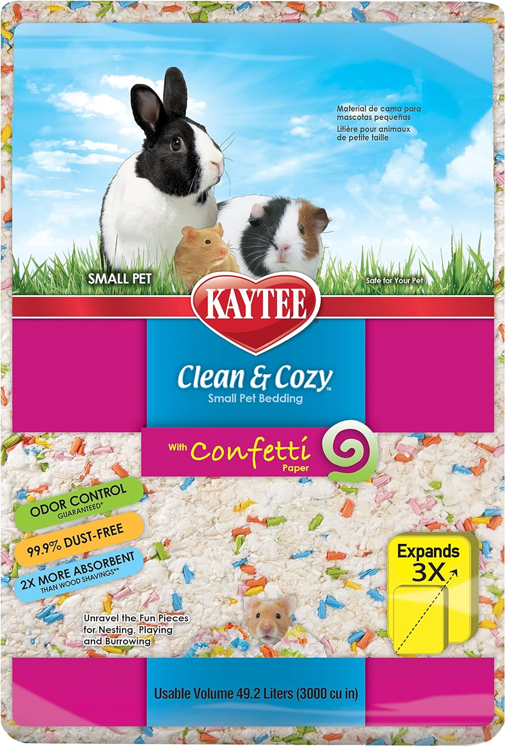 Kaytee Clean & Cozy Confetti Bedding