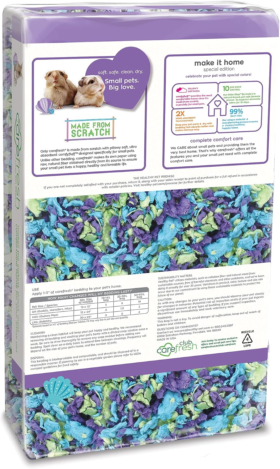 CareFRESH Sea Glass Small Animal Bedding