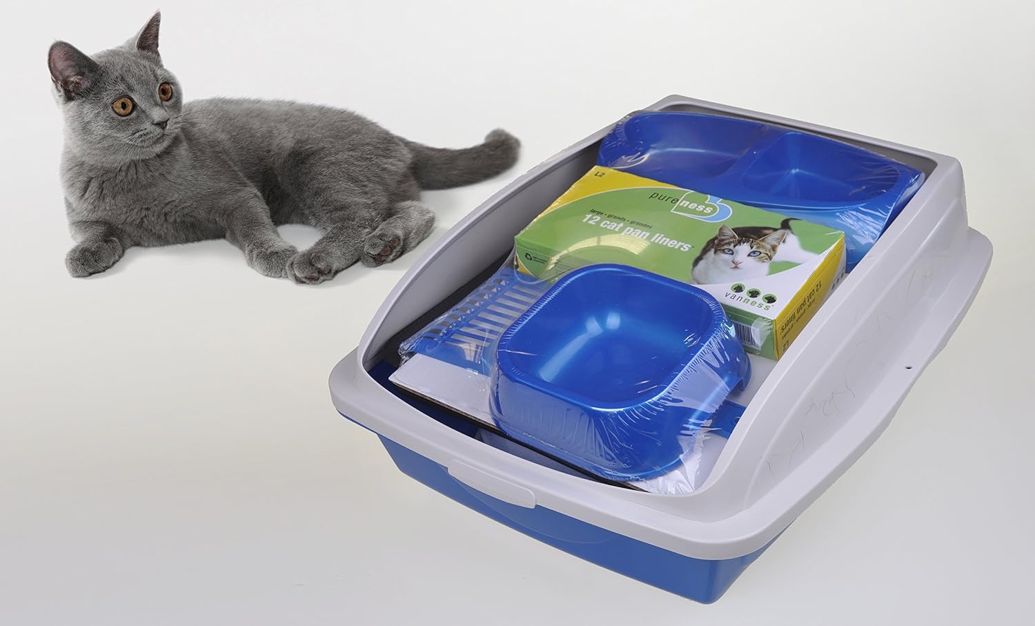 Van Ness Cat Starter Framed Litter Pan Kit