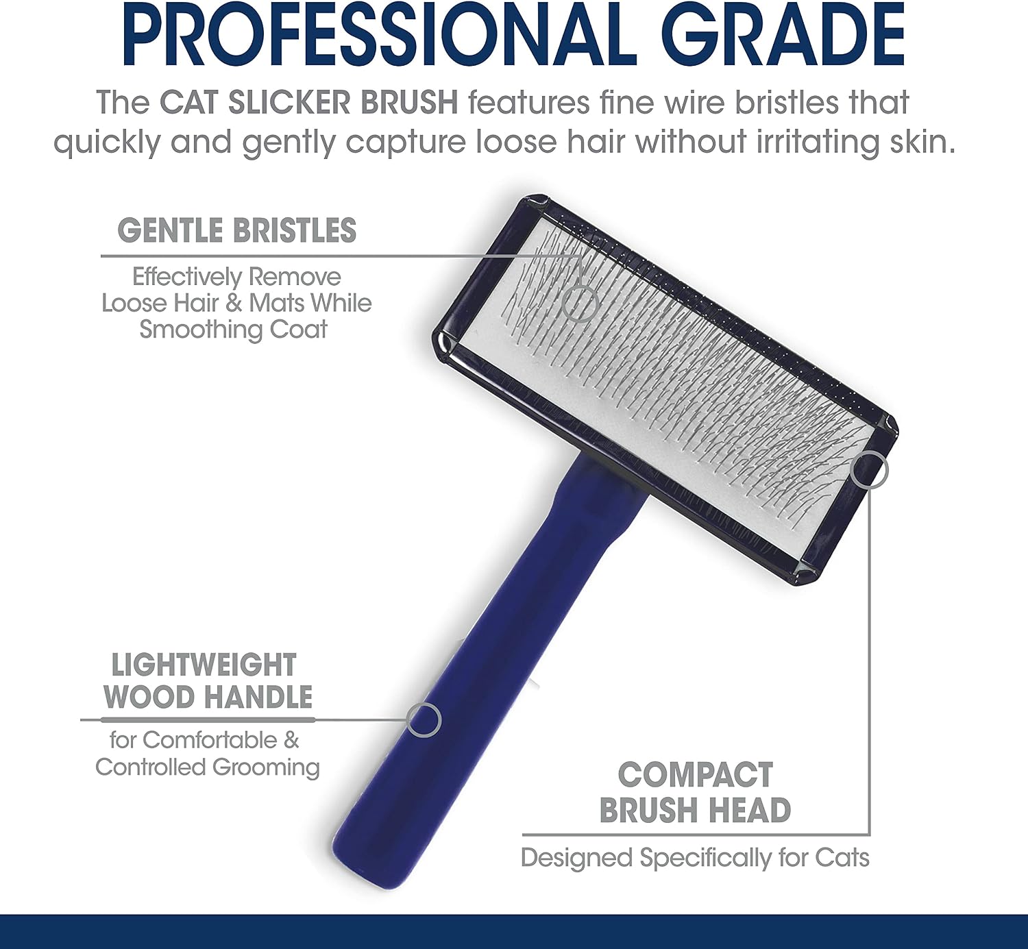 Four Paws Magic Coat Cat Slicker Brush
