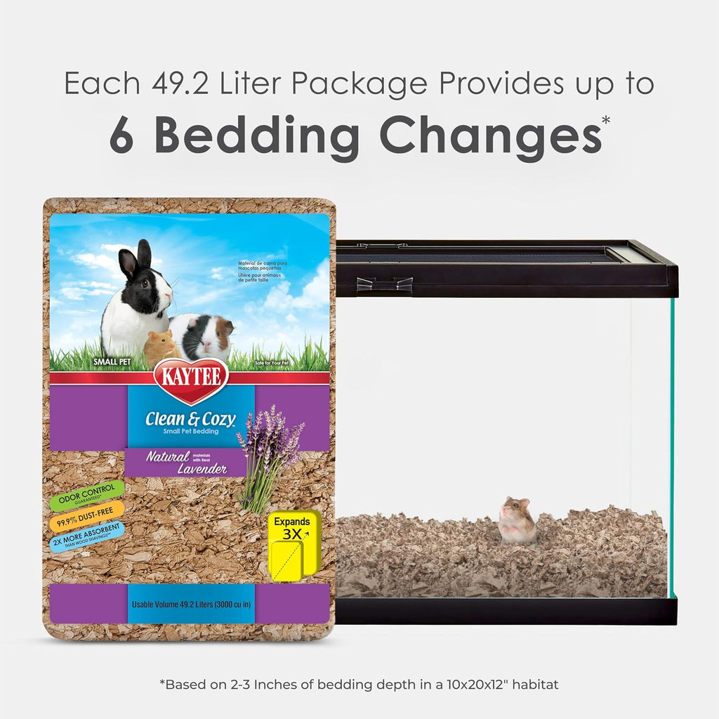 Kaytee Clean & Cozy Lavender Bedding