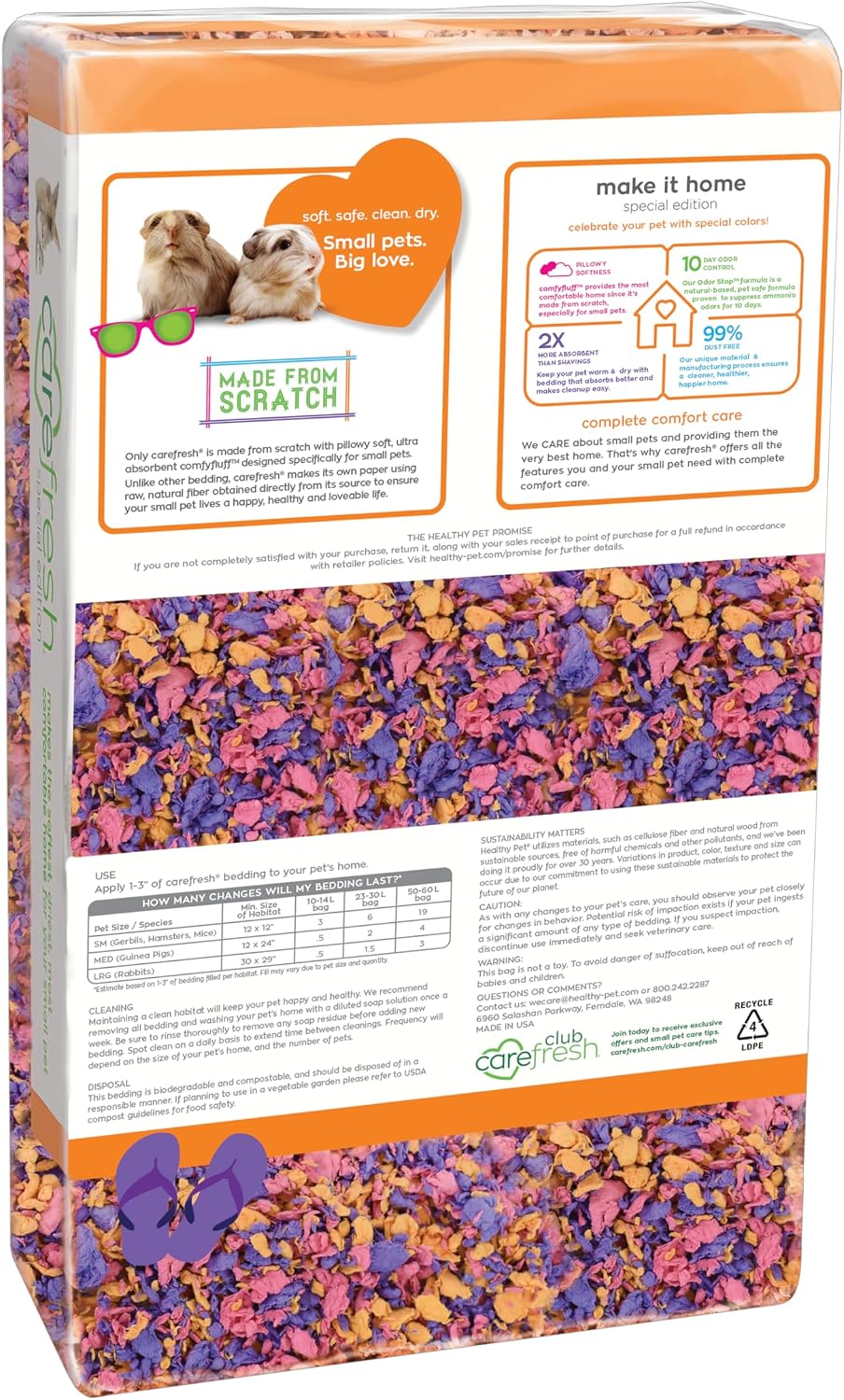 CareFRESH Beach Party Bedding