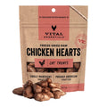 Vital Essentials Cat Freeze-Dried Treat Chicken Hearts 0.8oz.