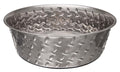 Loving Pets Ruff Nφ Tuff Diamond Plate Bowls with Non Skid Bottom Dog Bowl 2qt
