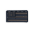 Boss Dog Tactical Collar Patch Black Stealth USA Flag, 1ea/One Size