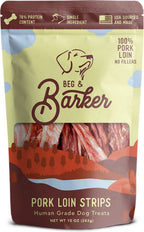 Beg & Barker Pork Loin Strip Dog Treats 10oz
