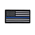 Boss Dog Tactical Harness Patch USA Thin Blue Line, 1ea/LG