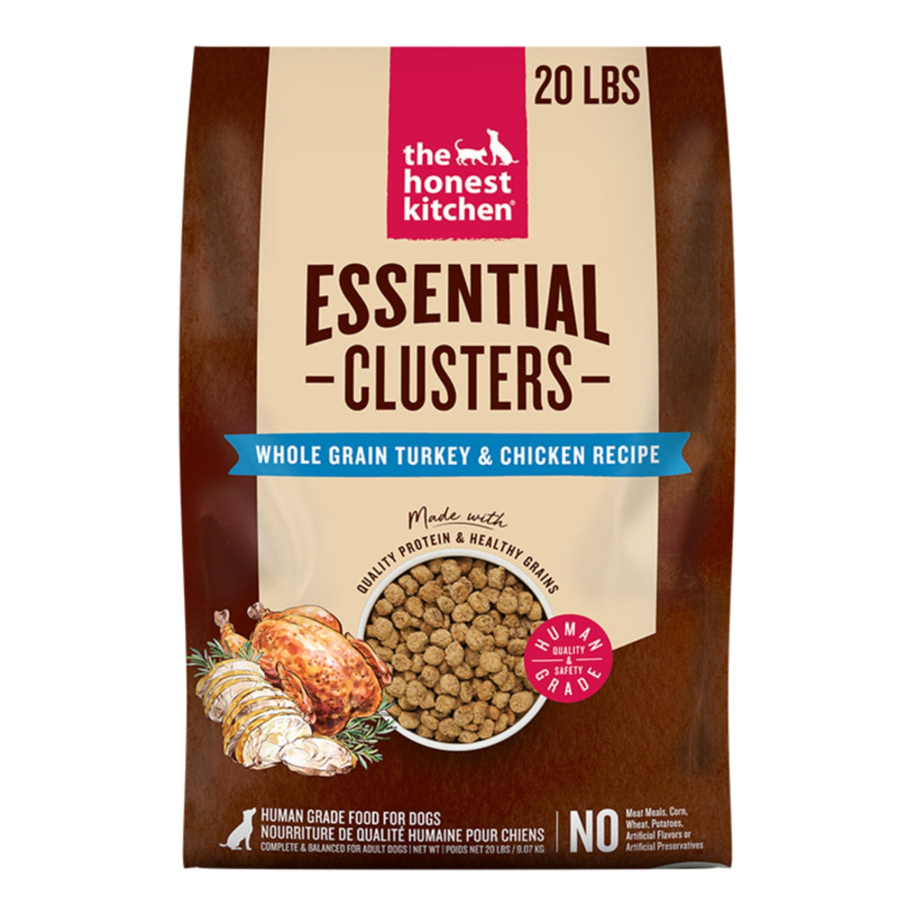 The Honest Kitchen Clusters Turkey, Chicken & Oat Dry Dog Food, 5 lb