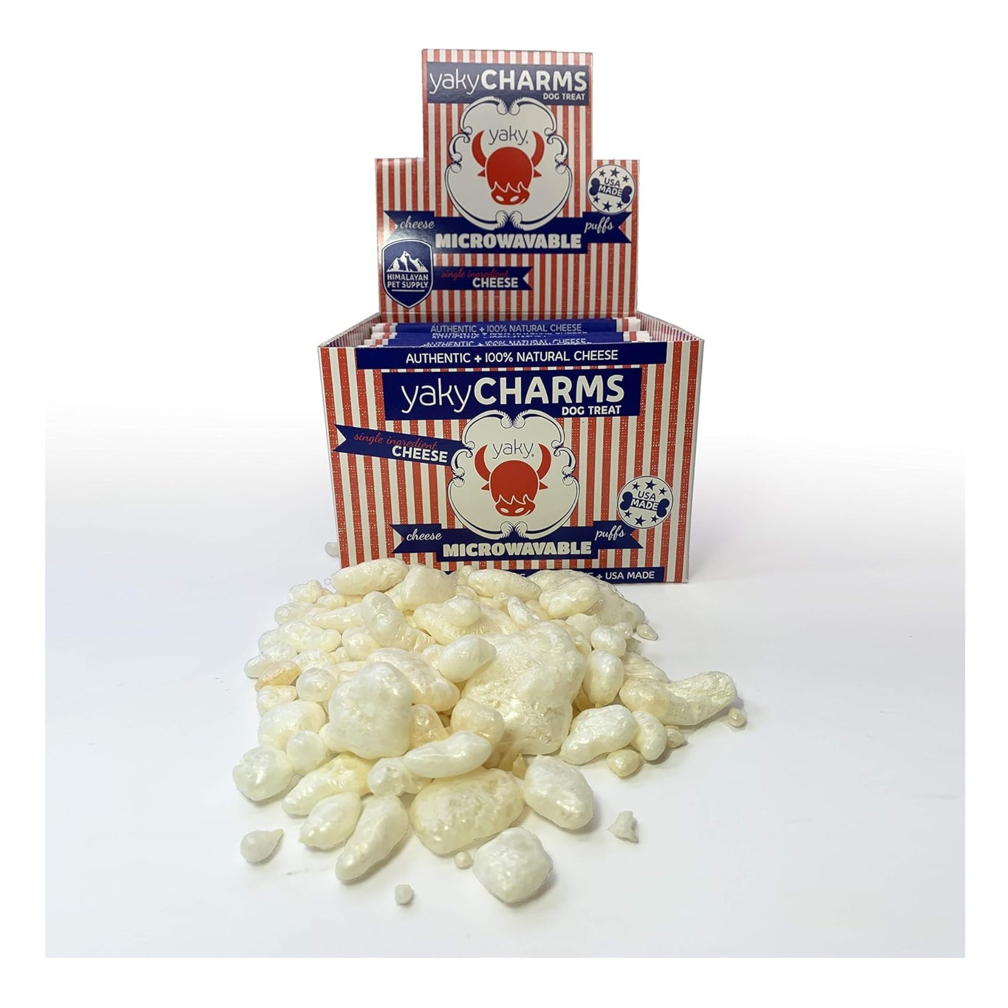 Himalayan Dog Chew Yaky Charms Popcorn Treats, 12 Count