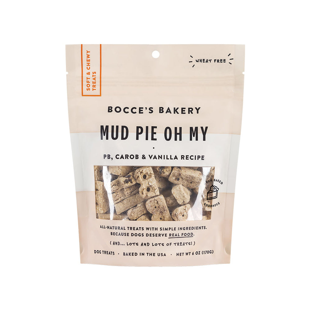 Bocces Bakery Dog Soft and Chewy Mud Pie 6Oz Default Title