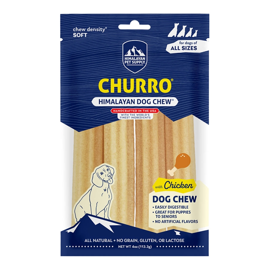 Himalayan Dog Chew Yaky Churro Chicken, 4 oz