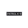 Boss Dog Tactical Harness Patch Patrol K9, 1ea/SM