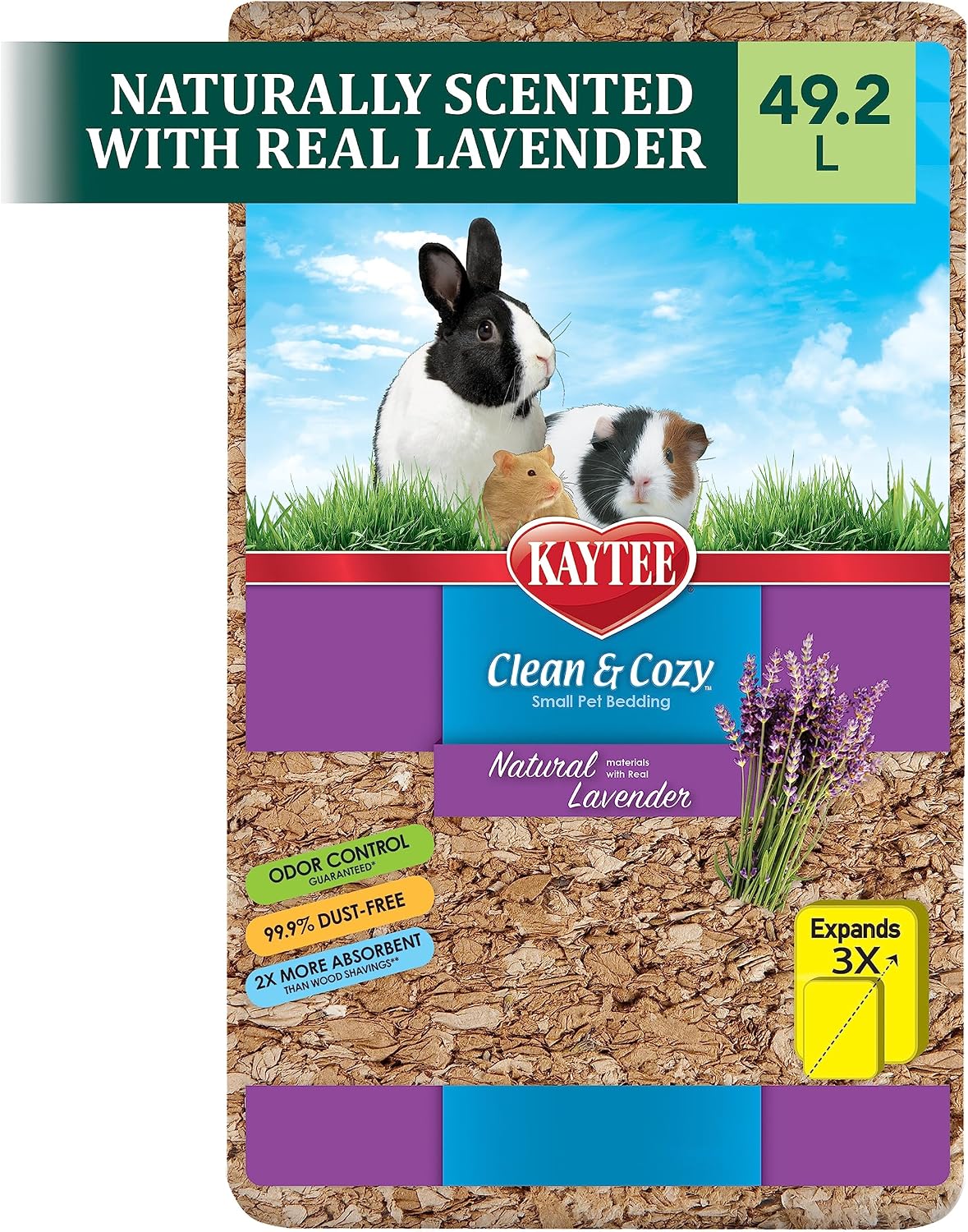 Kaytee Clean & Cozy Lavender Bedding