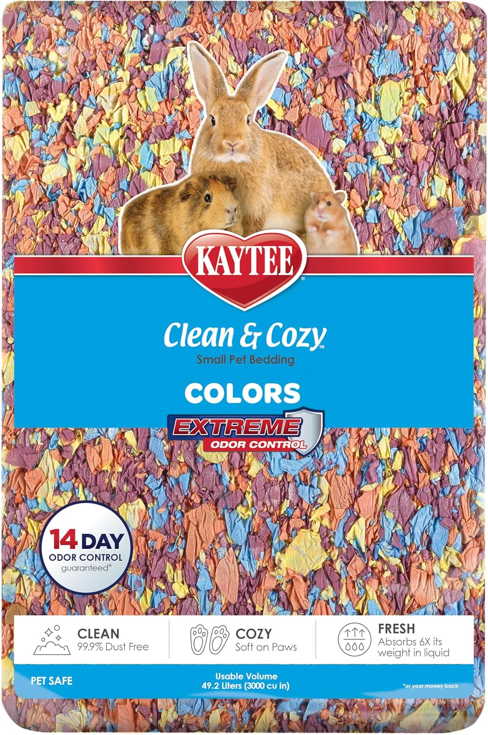Kaytee Clean & Cozy Colors Bedding
