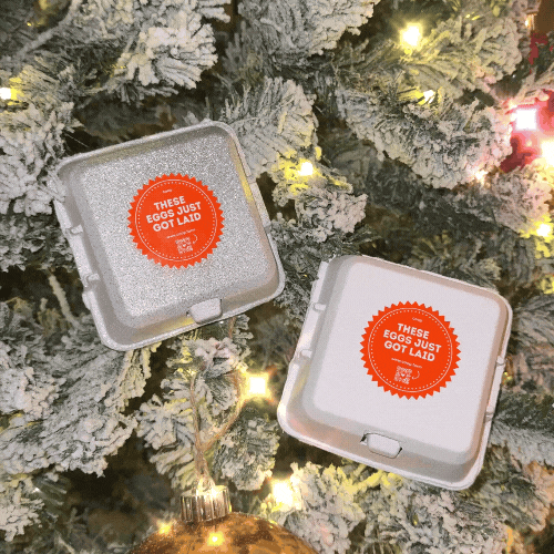 "Just Got Laid" 4-Egg Carton