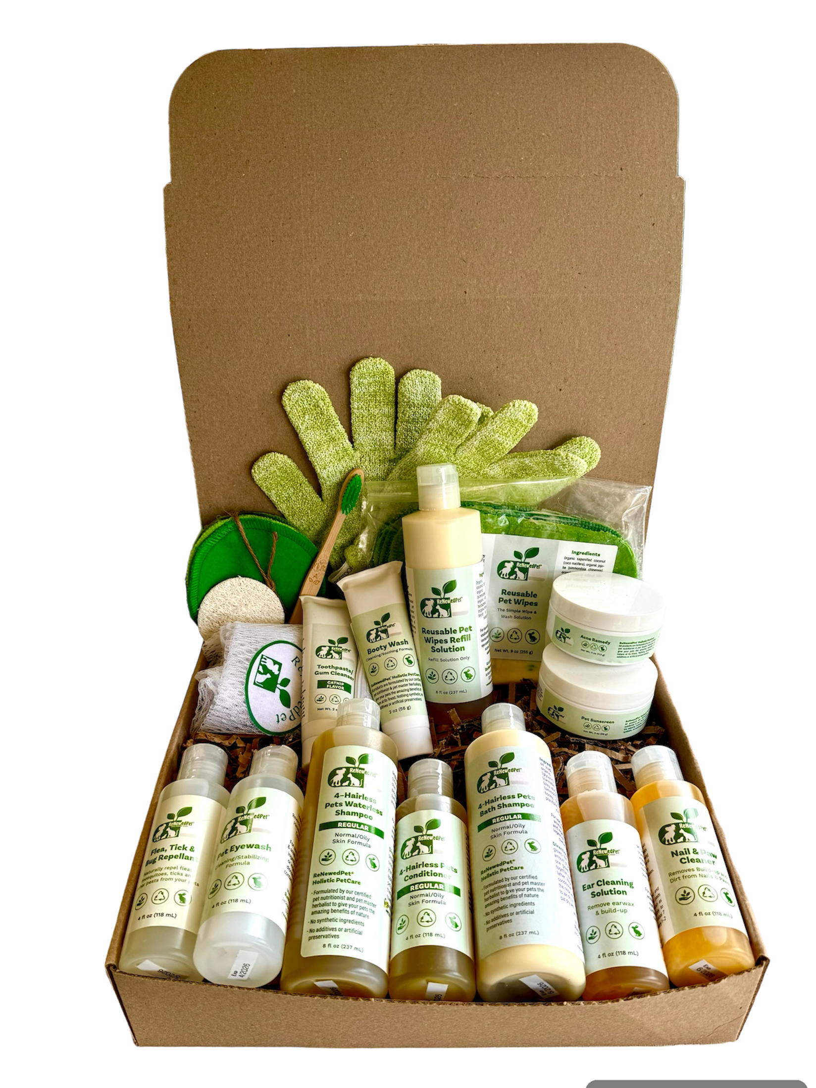 4-HAIRLESS PETS ULTIMATE GROOMING KIT