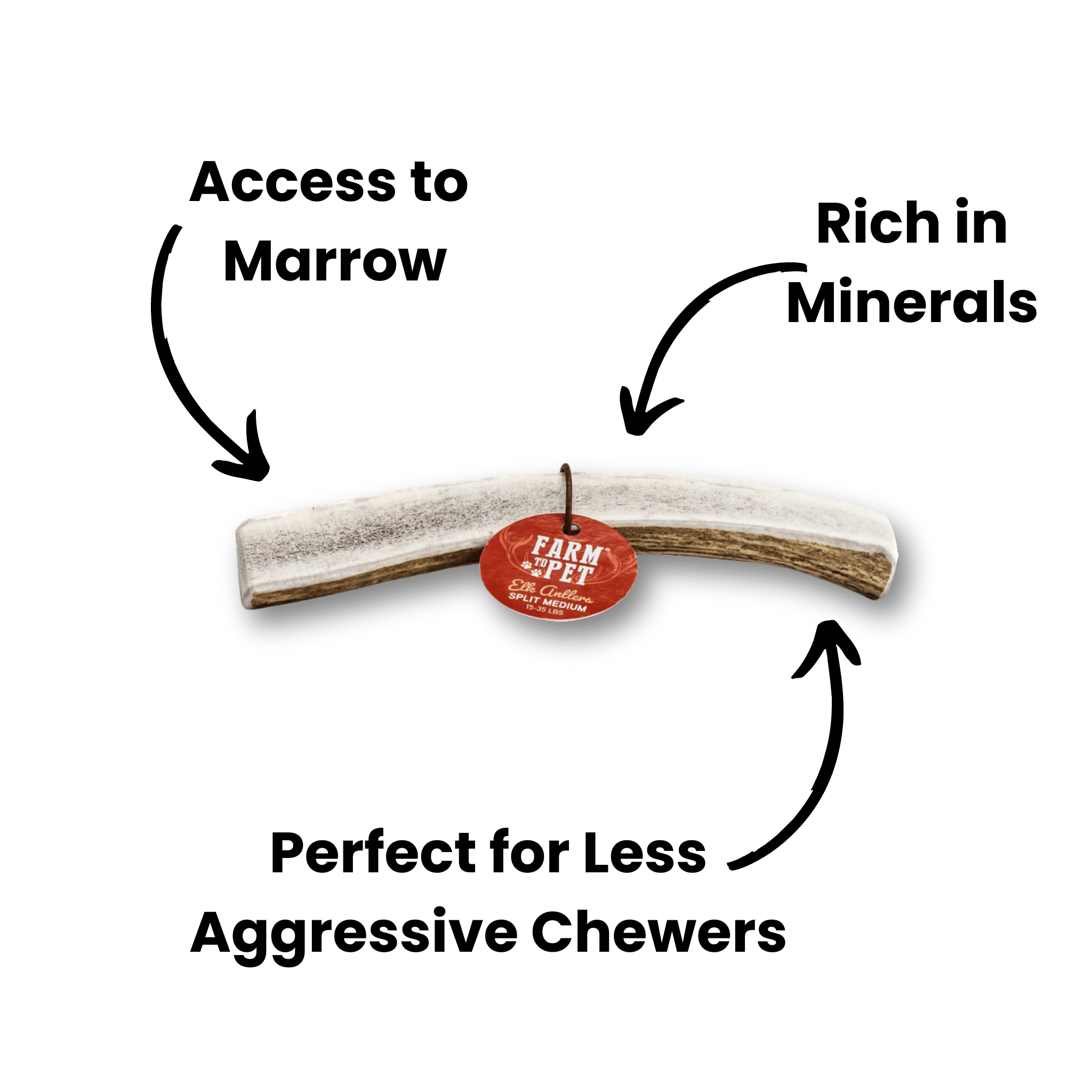 ELK ANTLERS FOR DOGS | WHOLE AND SPLIT ELK ANTLER CHEWS