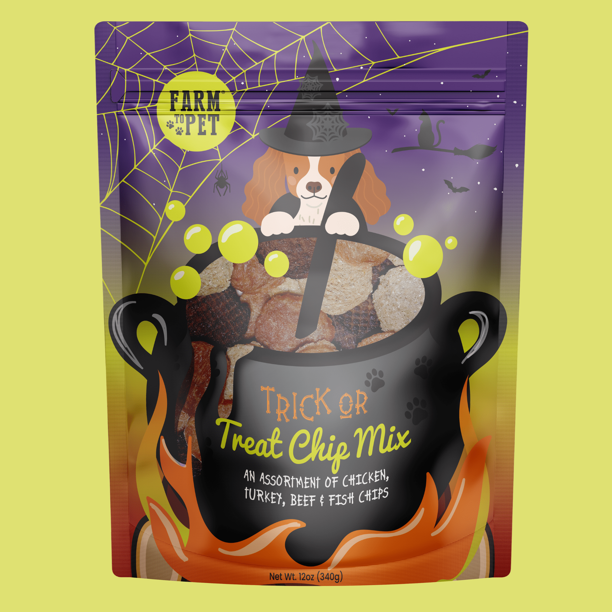 Trick or Treat Chip Mix Halloween Dog Treats