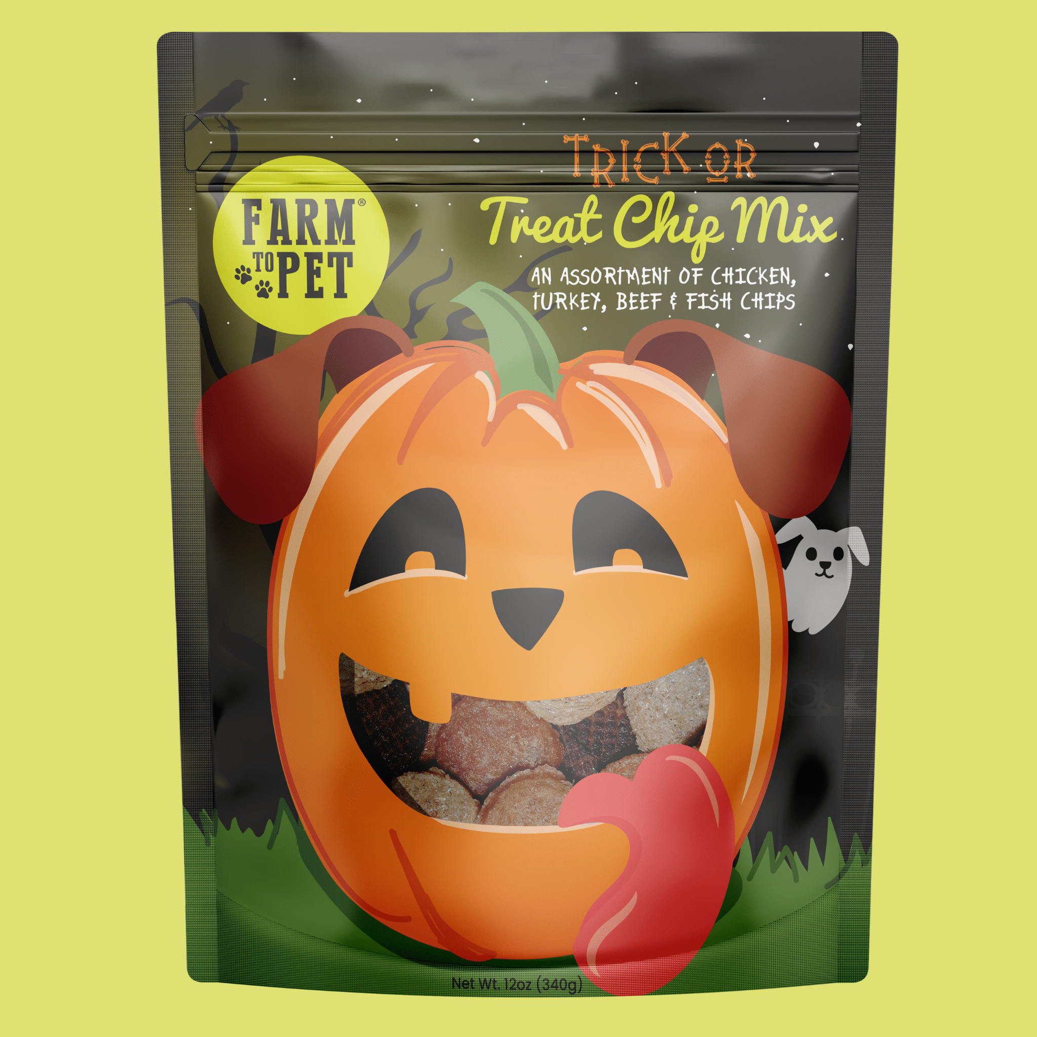Trick or Treat Chip Mix Halloween Dog Treats