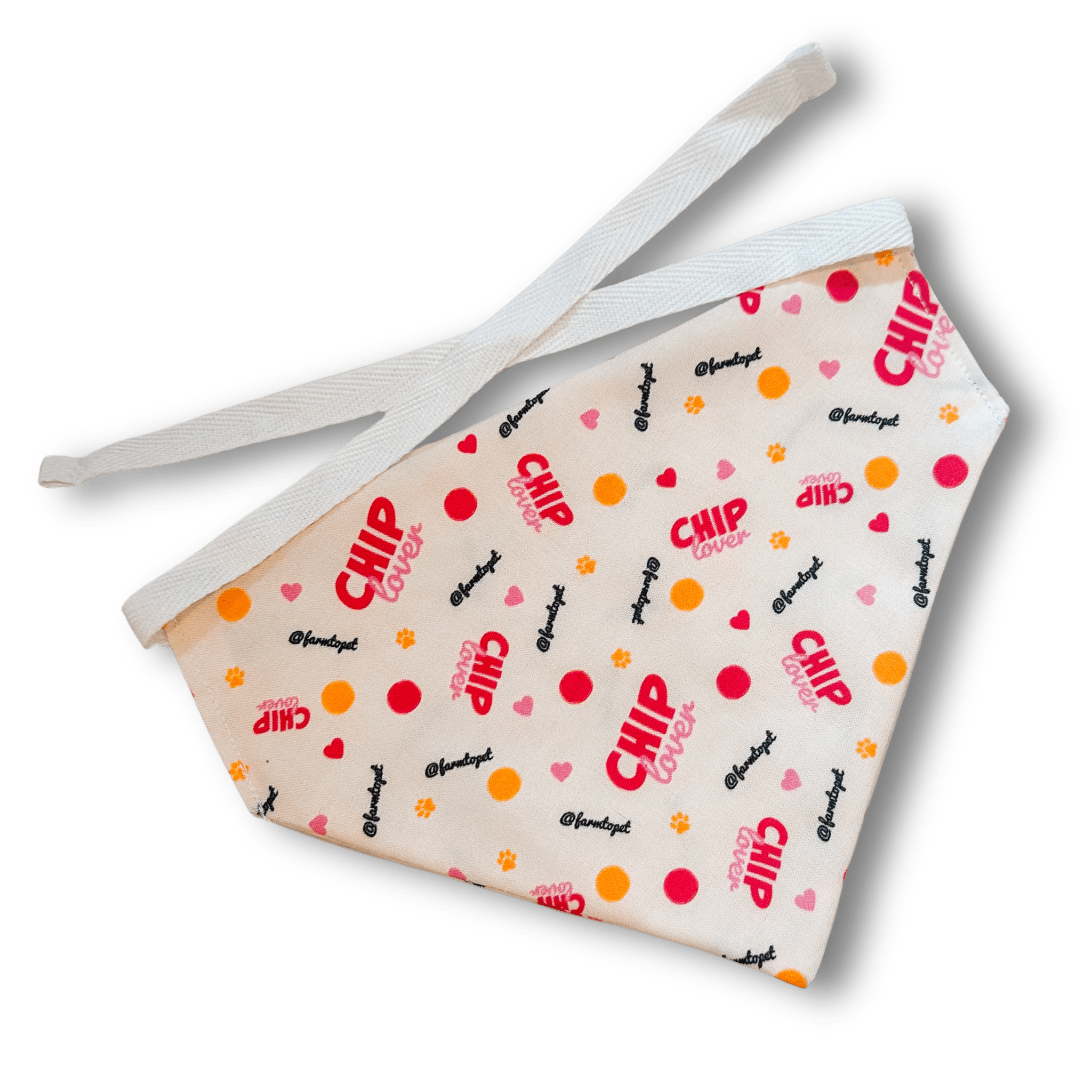 Tie-on Dog Bandana | Adjustable String-tie Bandana for Dogs and Cats