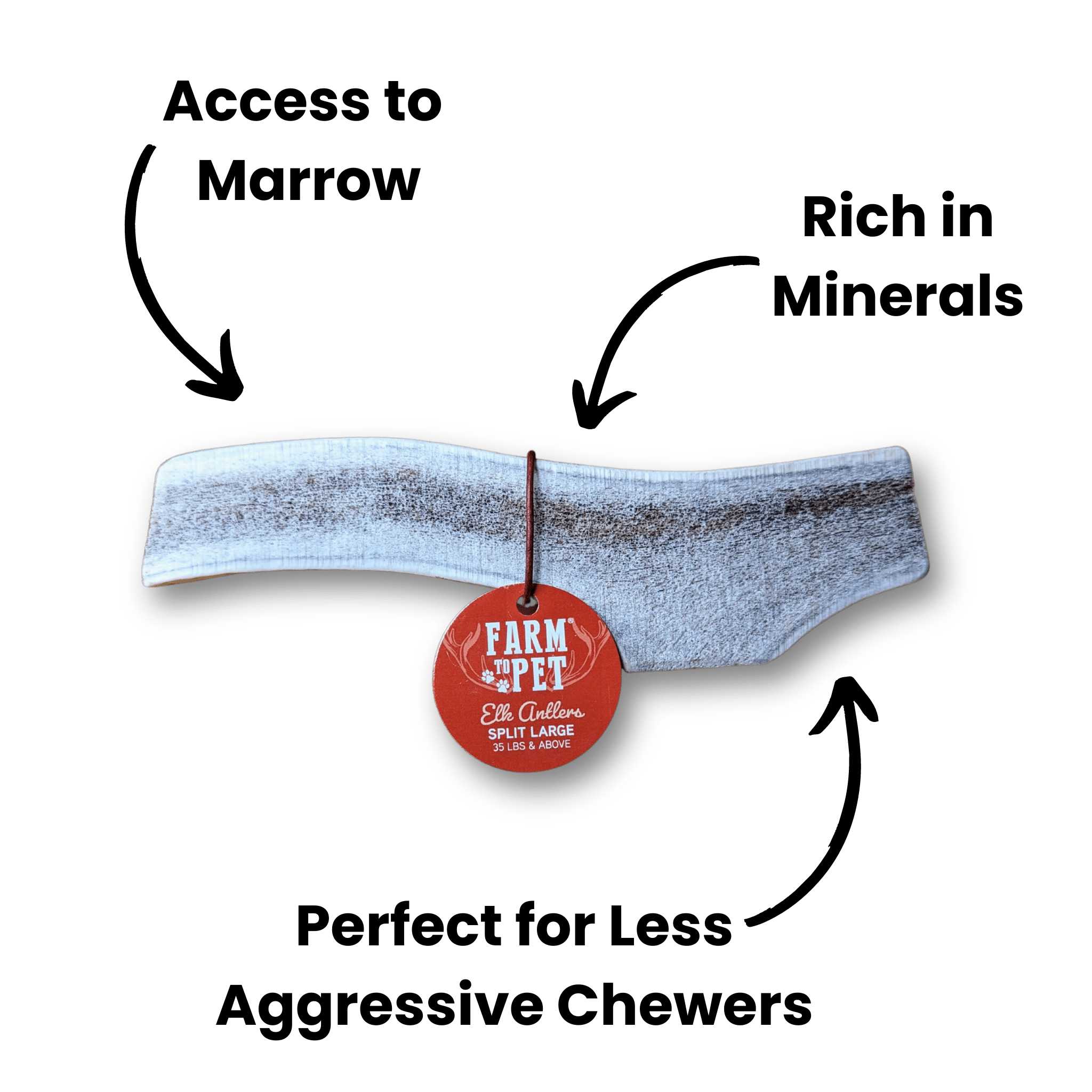 ELK ANTLERS FOR DOGS | WHOLE AND SPLIT ELK ANTLER CHEWS