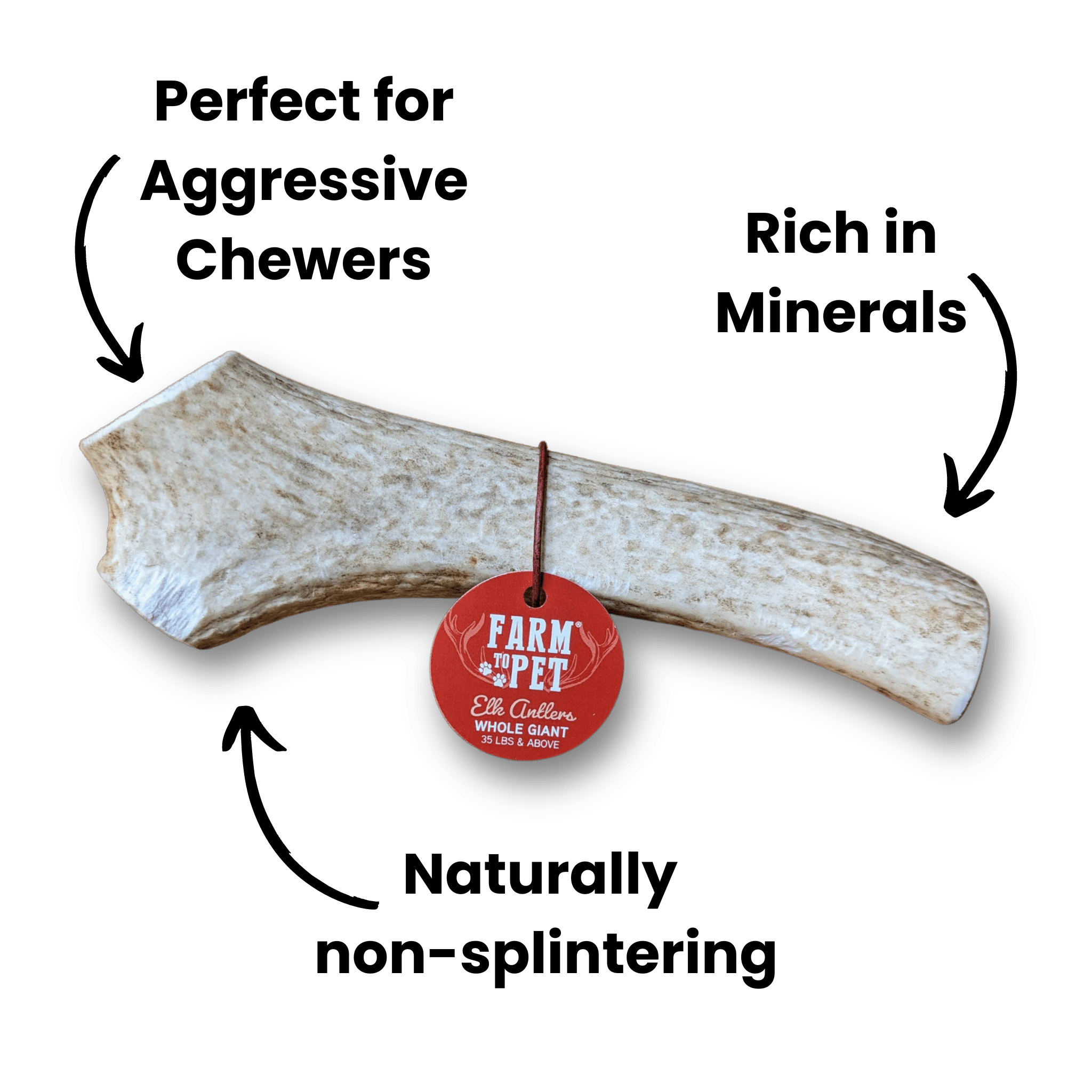 ELK ANTLERS FOR DOGS | WHOLE AND SPLIT ELK ANTLER CHEWS