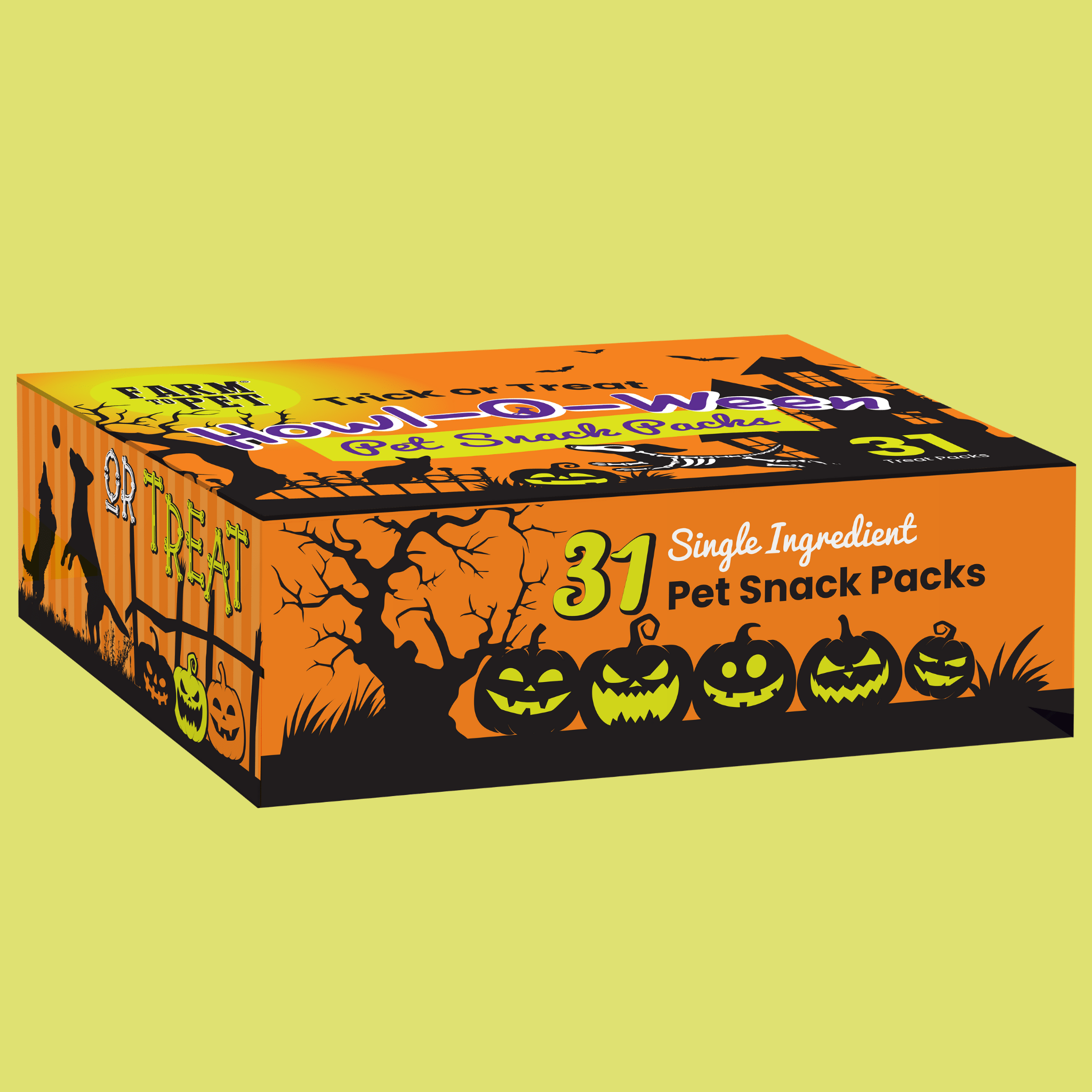 Halloween 31 Snack Pack Dog Treat Box