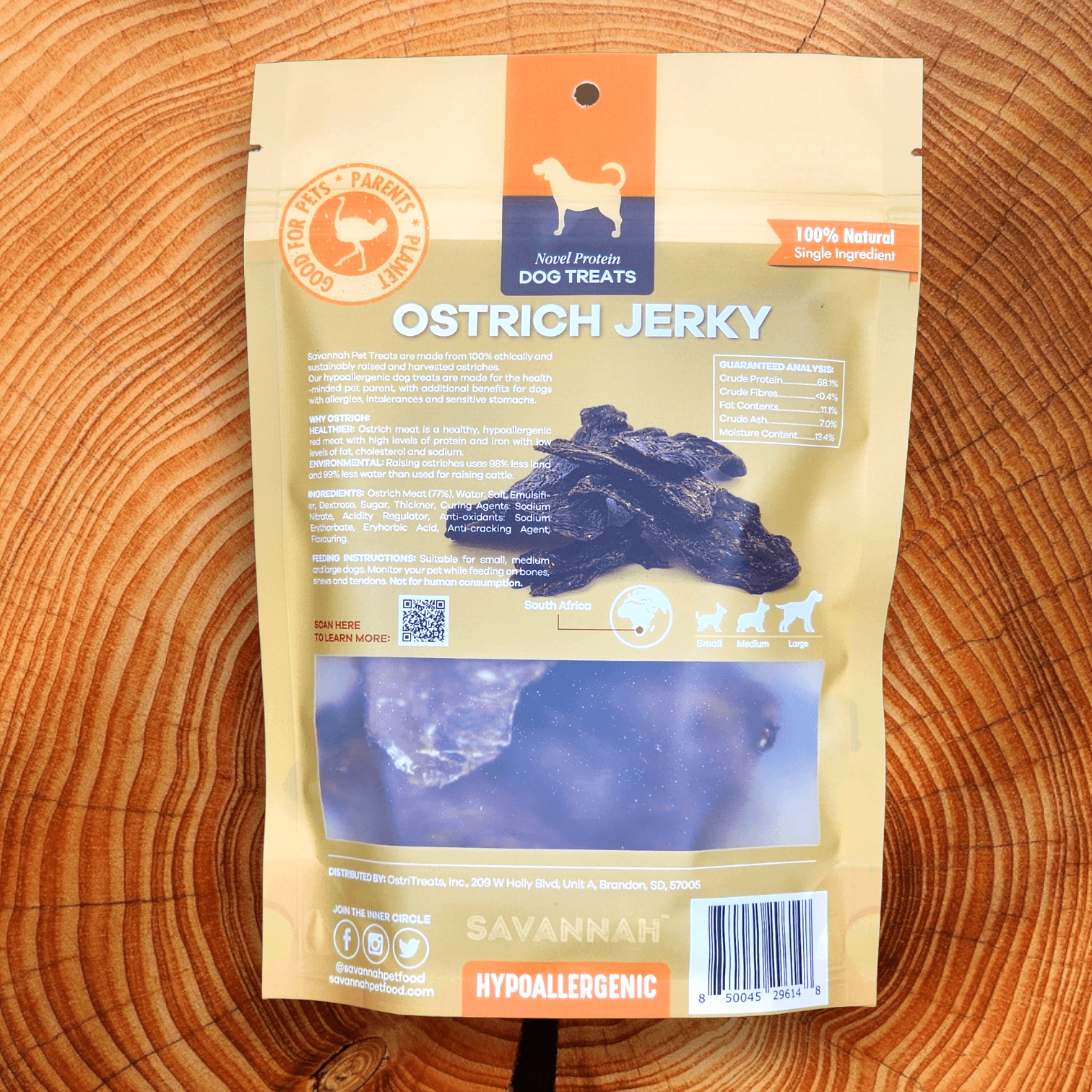 Tasty Ostrich Jerky (2oz): The Protein-Packed, Dental-Health Chew for Dogs of All Sizes