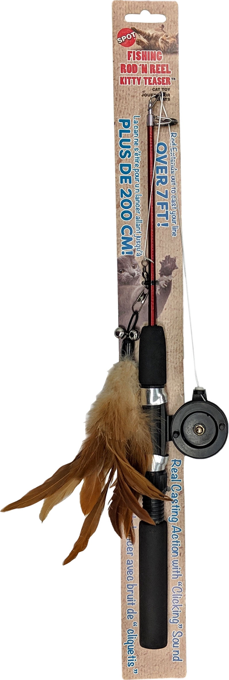 Ethical Pet Fishing Rod & Reel Kitty Teaser